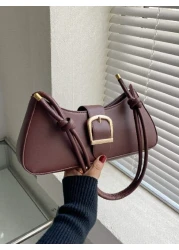 Buckle Decor Bag