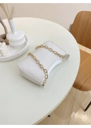 Women s Mini Alligator Texture Chain Shoulder Bag