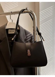 1pc Women s Minimalist All Match Underarm Bag High End Fashion Retro Large Capacity Petite Square Handbag Lightweight Casual Shoulder Tote Bag Suitable For Outing Shopping Gift