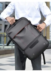 WEIXIER Vacuum Compression Travel Backpack With Laptop Compartment Multifunctional Rucksack For Business College Travel Graduation Camping