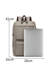 Men s Bifocal Large Capacity Multi Pocket 15 6 Inch Laptop Backpack Business Travel Bag Suitable For Back To School Business Trip Travel Father s Day Gift