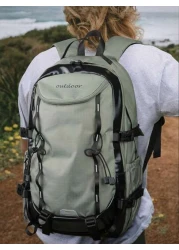 حقيبة ظهر كبيرة السعة للتخييم والتنزه في الهواء الطلق، حقيبة ظهر متعددة الوظائف للجنسين للسفر والتنزه والريا