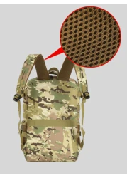 حقيبة ظهر تكتيكية هجومية، حقيبة ظهر عسكرية كبيرة للخارج، للطلاب، للكمبيوتر المحمول، للجنسين، مناسبة للتنزه /