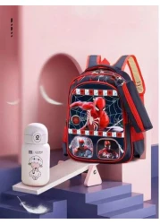 Disney Stitch Cute Cartoon Spider Man Backpack Children s Boys And Girls Large Capacity Backpack Primary School Student 1st Grade School Bag Growth Reward Free Pencil Case