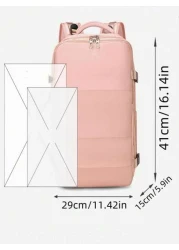 1 Pc Large Capacity Travel Backpack For Women Work Bag Carry On Hand Luggage Water Resistant Business Large Day Pack Weekender Bag Slim Laptop Backpack College Bag Computer Bag Gifts For Men Women For