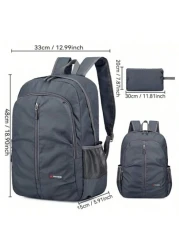 Large Capacity Lightweight Foldable Backpack Waterproof Hiking Backpack For Summer Travel Portable Backpack For Camping Sports And Commuting
