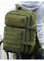 Outdoor Camping Hiking Backpack Summer Travel Bag Laptop Backpack Black Backpack Vintage Sports Bag Large Capacity Multi Function Portable Travel Vacation Gym Fitness Bag Oxford Fabric Minimalist Casu