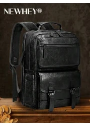 NEWHEY حقيبة ظهر للكمبيوتر المحمول للرجال حقيبة ظهر مقاومة للماء حقيبة ظهر عصرية للرجال حقائب يد للعمل والسفر وا
