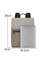 Men s Large Capacity Classic Floral Flip Cover 15 6 Inch Laptop Backpack Business Dual Shoulder Bag Travel Backpack Suitable For Business Trip Back To School Travel Father s Day Gift