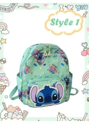 Disney Stitch Image Multi Functional Backpack Exquisite Daily Backpack Party And Festival Small Gift Study Stationery Gift Bag Suitable For Carrying And Storing School Stationery Portable Storage For