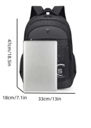 New Fashionable Casual Versatile Multi Function Large Capacity Men s Backpack Suitable For Outdoor Travel School Commuting Carrying Books Laptop