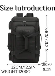 1pc Dual Shoulder Backpack With Large Capacity Designed Short Distance Travel College Students Notebook Laptop Carrier Basketball Backpack Weekend Overnight Bag With Multiple Pockets University Book B