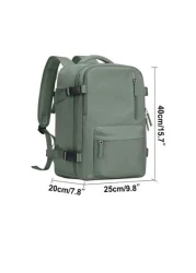 Fashion Travel Backpack For Men Women Large Carry On Backpack Personal Item Travel Bag Airline Approved Backpack With Laptop Compartment Fit 14Inch Laptop Backpack College Weekender Business Hiking Ba