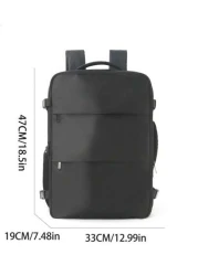 1 Item Hot Air Travel Backpack For Men Business Commuting Holiday Backpack Multi Layer Backpack Notebook Book Double Shoulder Backpack Multi Purpose Backpack Business Travel University School Bag Spri