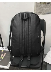 Men Minimalist Laptop Backpack Laptop Computer Bag Book Bag Rucksack School Student Graduate University Students For College Business Outdoor Travel Camping Sport Leather Bag Vintage Vacation Thanksgi