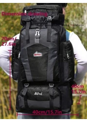 Light Hiking Bag Large Capacity Backpack Adjustable Travel Bag Multi Functional Hiking Bag Multi Pocket Duffel Bag Multi Pocket Camping Bag Suitable For Travel Holiday Hiking Hiking Camping Outdoor Sp