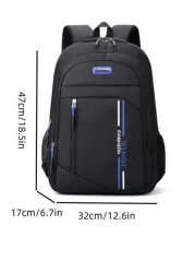 حقيبة ظهر رجالية بتصميم عصري محايد للاستخدام اليومي، رياضية خفيفة الوزن مناسبة للسفر والتنقل، سعة كبيرة متعد