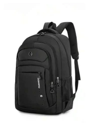 حقيبة ظهر خفيفة الوزن ذات سعة كبيرة، مناسبة للرجال والطلاب والأعمال والسفر والتنزه، بحجرة لوضع اللابتوب