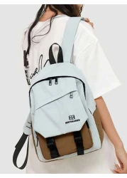 Large Capacity Casual Backpack Versatile School Campus Travel Daypack Unisex 2025 New Design Simple Style