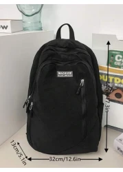 peach tree حقيبة ظهر نايلون سعة كبيرة متعددة الوظائف للسفر، حقيبة كاجوال للكتف، حقيبة للكمبيوتر المحمول، للعمل وا