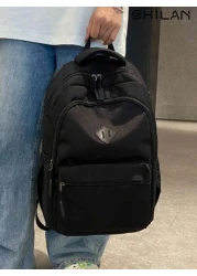 SHILAN Backpack For College Students High Capacity Travel Bag Korean Fashion Casual Men Bag Gifts For Men Vacation Travel Essentials Dad Gifts Boyfriend Gifts Backpack School Bag School Backpack Large