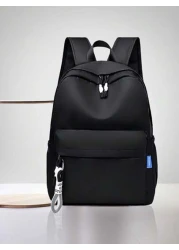 1pc Fashion Simple Casual Solid Color Large Capacity Backpack School Student Backpack Daily Backpack Lightweight Laptop Bag School Bag Shoulder Bag Graduate Student Business Outdoor Hiking Bag Back To