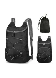 1PC Back To School Foldable Backpack 20L Outdoor Sports Bag For Men Water Resistant And Comfortable Folding Bag Ultra Light Portable Storage Bag Bag Waterproof Backpack Outdoor Sports Backpack Ultra L