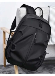Travel Outdoor Oxford Cloth Backpack Large Capacity Business Backpack Heavy Duty Laptop Backpack Vacation School Summer Carry On Polyester Business Casual Black Personalized Gifts Boyfriend Hiking Stu