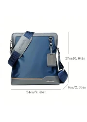 Stylish Oxford Large Capacity Shoulder Bag High Grade Cloth Waterproof Material Scratch Resistant Wear Resistant Spacious Sling Crossbody Bag For Hanging Out Daily Commute And Travel Goyard Vintage Pu