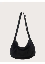 Large Capacity Canvas Hobo Bag School Bag For Graduate Teen Girls Freshman Sophomore Junior Senior In College University High School Perfect For Outdoors Travel Back To School Literary School Bag Book