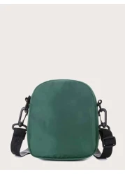 حقيبة رجالية صغيرة متعددة الوظائف قماش نايلون مربعة الشكل بسحاب،حقيبة كتف حقيبة رسول كاجوال، مناسبة لطلاب ال