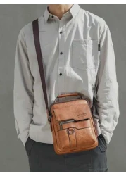 Men s Shoulder Bag Vintage Leather Hand Business Men s Casual Leather Bag Satchel Bag For Men Gift For Father Anniversary Laptop Bag