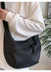 New Bag Student Small Satchel Bag Go Out Snack Bag Work Hand Bag Bento Bag Male And Female Students Handbag Black Bag Travel Essentials Holiday Essentials Bag For Men Camping Sling Bag For Men Bags Me