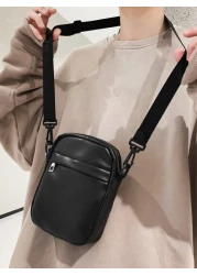 High School Students University Freshman Multifunctional Sling Bag Shoulder Bag Casual Bag Mini Men Minimalist Square Bag Handbag College Outdoors Sports Messenger Bag Ideal Gift Simpler Classic Satch