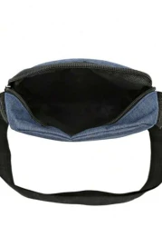 Korean Version Of Leisure Large Capacity Multi Layer Waterproof Crossbody Bag Oxford Cloth Bag Business Bag Collection Wallet Christmas Fall University Sling Bag Cross Body Bag Side Bag Gifts Boyfrien