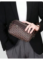 حقيبة مستندات بسيطة 2025 على شكل مخلب مزودة بسحاب، مناسبة للاستعمال اليومي للرجال والسفر والإجازات، يمكن حملها