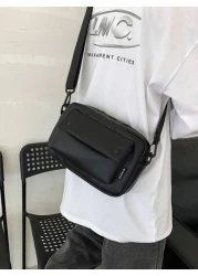 Men s Four Seasons Water Proof Letter Crossbody Bag Shoulder Bag Chest Bag Waist Bag With Headphones Empty Commute Bag Graduation Gifts Multi Functional For Books Freshman Bag Beach Bag Gym Bag Men Gi