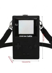 peach tree حقيبة جلد صناعي للكتف يومية، حقيبة كتف لوحدة التحكم في الألعاب، حقيبة صدر خفيفة الوزن للرجال، حقيبة رسو