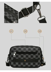 Men s Diagonal Shoulder Strap Messenger Bag Simple Fashion Handheld Zipper Closure Bag Suitable For Men s Daily Use And Travel Can Be Worn Diagonally Or As A One Shoulder Bag