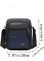 Fashion Casual Men s Cross Bag Multi Layer Waterproof Oxford Cloth Purse Men s Bag Shoulder Bag All Fabric Bag