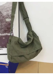 Minimalist Flap Hobo School Bag For Graduates Teen Girls Boys Freshmen Sophomores Juniors And Seniors Suitable For College And High School Students Perfect For Outdoor Travel And Back To School