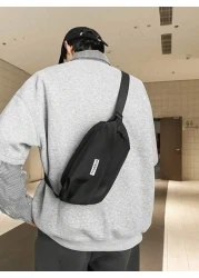 Vintage Casual Unisex Chest Bag Men s Sports Cycling Crossbody Bag Shoulder Fanny Pack