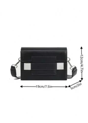 peach tree Men s Box Bag Crossbody Bag Shoulder Bag Square Bag Business PU Water Resistant Flip Cover Wallet Neutral Business Storage Bag Suitable For Business Trips Toiletries Tool Storage Large Capa