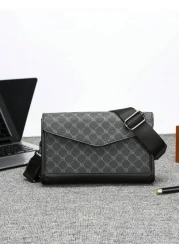 Men s Classic Square Box Shoulder Bag Faux Leather Crossbody Side Bag Small Messenger Bag Fit Underclassmen Father s Day Gift Valentine s Day Gift Travelling Commuting Sling Bag Fashion Men s Bags Bus