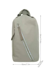 peach tree 1pc Men s Oblique Shoulder Bag Shoulder Bag Mini Sling Bag Multi Color Daily Casual Nylon Lightweight Shoulder Bag Asymmetrical Neck Bag Small Square Bag Oblique Bag Multi Function Outdoor