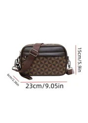 1pc Men s Satchel Bag Fashion Casual Messenger Bag Shoulder Bag Square Small Crossbody Bag Pu Leather Waterproof Multi Functional Casual Casual Business College Boy Bag Sport Casual Postman Boy To His