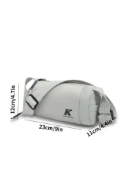 حقيبة كتف قطرية عصرية وعملية للرجال، حقيبة ظهر رياضية، طراز جامعي حديث