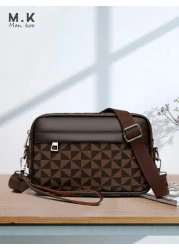 2025 Minimalist Fashion Men s Handbag With Zipper Closure Suitable For Daily Use Travel Vacation Can Be Worn Crossbody Or As A Shoulder Bag