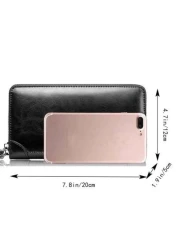 Long Men s Wallet Simple Card Bag Driver s License Wallet
