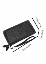 Fashionable Simple Versatile Wallet Casual Travel Shopping Bank Card Holder Wristlet Clutch Bag For Men